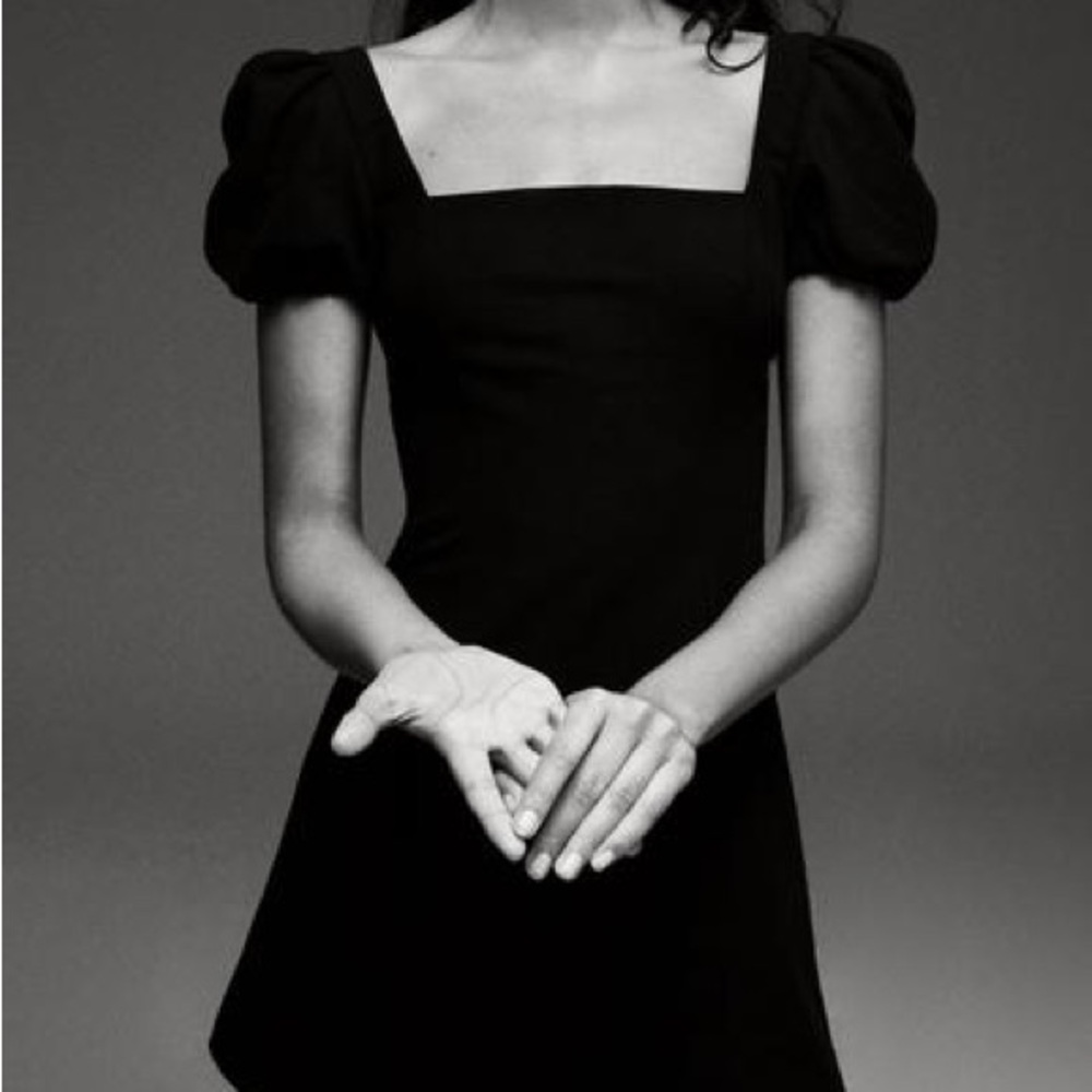 Zara black mini dress